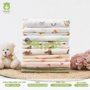 KHĂN TẮM NHĂN CAO CẤP 4 LỚP