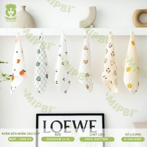 KHĂN SỮA NHĂN CAO CẤP