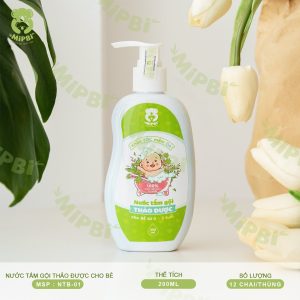 NƯỚC TẮM GỘI THẢO DƯỢC CHO BÉ ( Có Vòi )