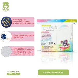 KHĂN KHÔ MIPBI 600G