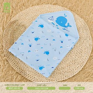 CHĂN Ủ IN HÌNH-  1 LỚP