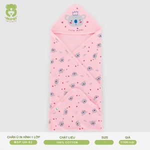 CHĂN Ủ IN HÌNH-  1 LỚP