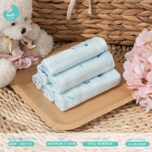 KHĂN SỮA SỢI TRE PYPY- 2 LỚP