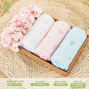 KHĂN TẮM SỢI TRE – 6 LỚP