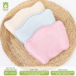 GỐI CAO SU CHỐNG BẸP ĐẦU