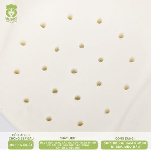 GỐI CAO SU CHỐNG BẸP ĐẦU