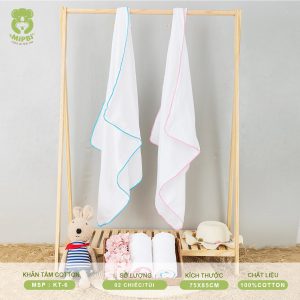 KHĂN TẮM SỢI COTTON MỸ DÀY- 6 LỚP