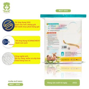 KHĂN KHÔ ĐA NĂNG BỊCH 900G- MẪU MỚI ( các mẫu cũ công ty ngừng sản xuất)