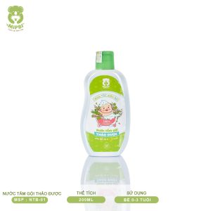 NƯỚC TẮM GỘI THẢO DƯỢC CHO BÉ