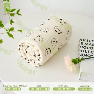 KHĂN TẮM NHĂN CAO CẤP 4 LỚP