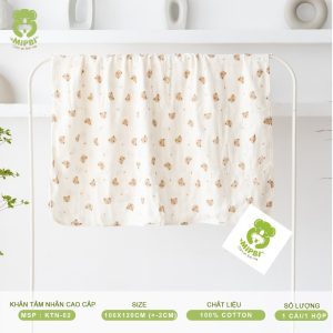 KHĂN TẮM NHĂN CAO CẤP 4 LỚP