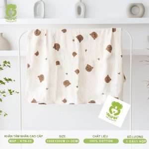 KHĂN TẮM NHĂN CAO CẤP 4 LỚP