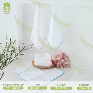 Khăn Sữa BABY 3 Lớp
