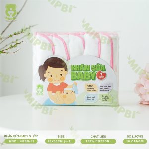 Khăn Sữa BABY 3 Lớp
