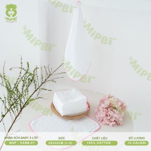 Khăn Sữa BABY 3 Lớp