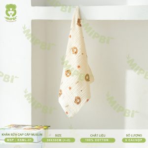 Khăn Sữa Cao Cấp MUSLIN