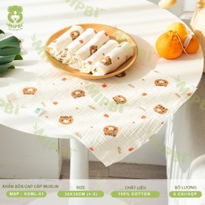 Khăn Sữa Cao Cấp MUSLIN