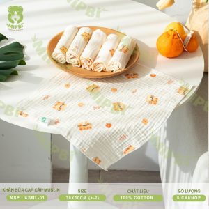 Khăn Sữa Cao Cấp MUSLIN