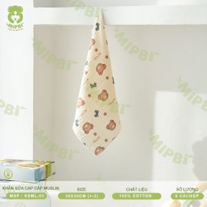 Khăn Sữa Cao Cấp MUSLIN