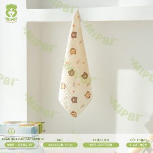 Khăn Sữa Cao Cấp MUSLIN