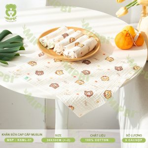 Khăn Sữa Cao Cấp MUSLIN