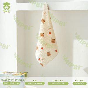 Khăn Sữa Cao Cấp MUSLIN