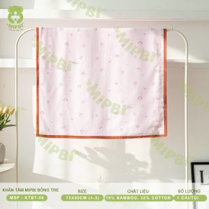 Khăn Tắm MIPBI Bông Tre (4 lớp- 6 lớp)