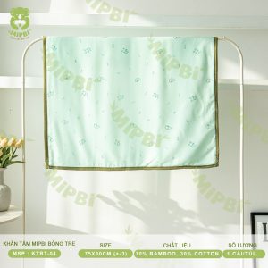 Khăn Tắm MIPBI Bông Tre (4 lớp- 6 lớp)